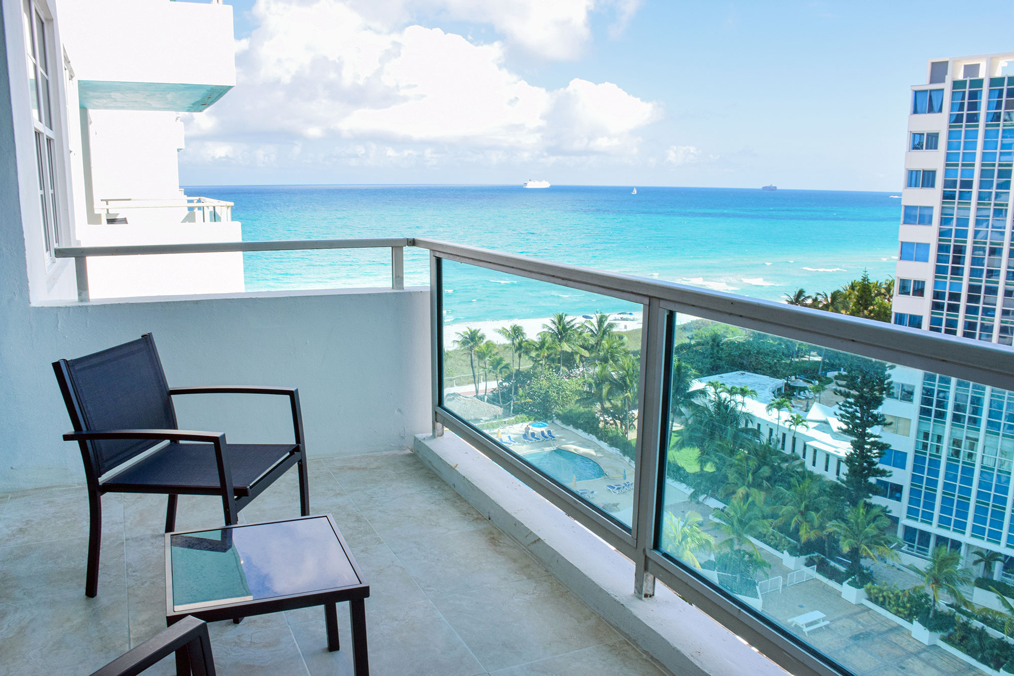 Stay more and save View of the bay from balcony at Seacoast Suites