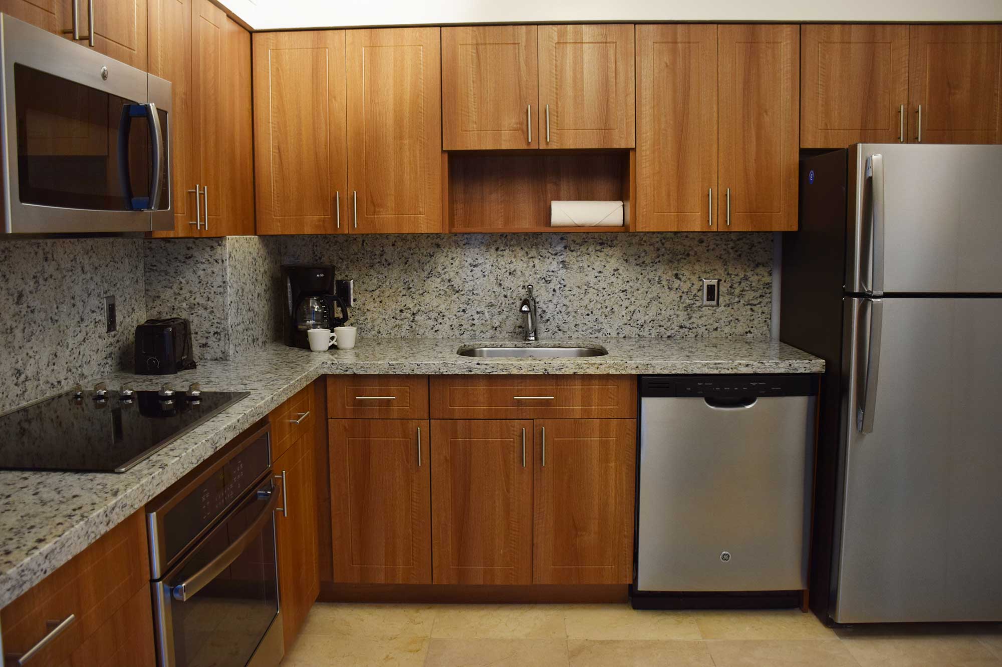 Kitchen of Seacoast Suites Apartments